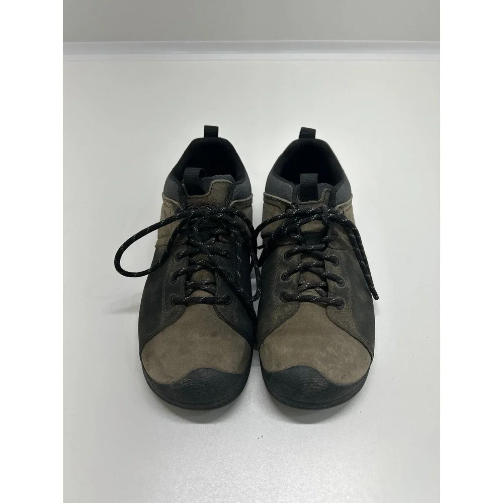 Keen Shoes Men's 9 Green Suede Citizen Low Waterproof Outdoor Hiking